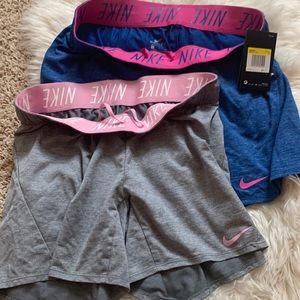 Nike Pro shorts, 2 pairs